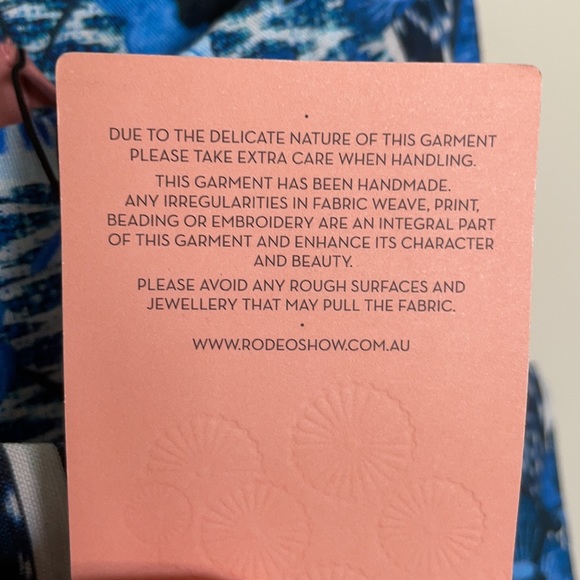 BNWT ‘Rodeo Show’ Blue Floral Skirt RRP $179.95 - Picture 7 of 11